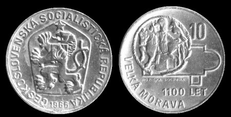 1966 - 1100. výročie Veľkej Moravy 866 -1966