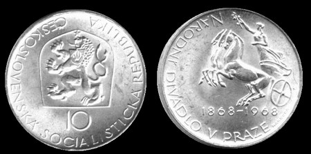 1968 - 100. výročie položenia základného kameňa Národného divadla 1868 - 1968