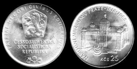 1968 - 150. výročie založenia Národného múzea v Prahe