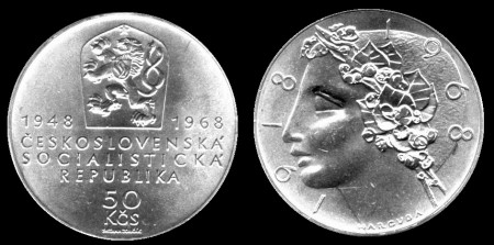 1968 - 50. výročie vzniku Československa a 20. výročie víťazstva pracujúceho ľudu