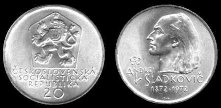 1972 - 100. výročie úmrtia básnika Andreja Sládkoviča