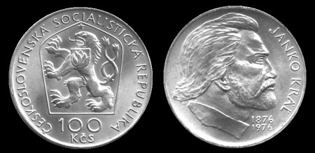 1976 - 100. výročie úmrtia Janka Krála