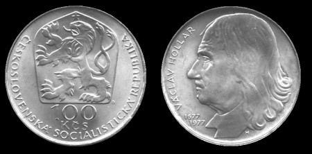 1977 - 300. výročie úmrtia Václava Hollara